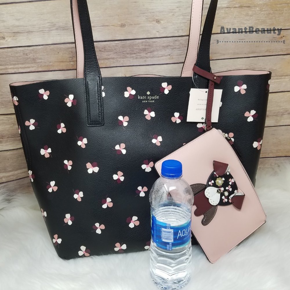 Kate Spade Large Pup Puppy Dog Reversible Tote New - Picture 8 of 15